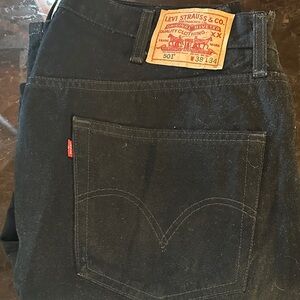 Levi's Men's Black Denim Jeans